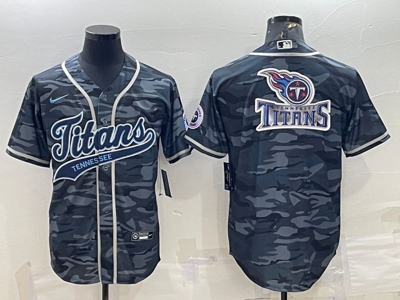 Men Tennessee Titans Blank Camo 2022 Nike Co branded NFL Jerseys->tennessee titans->NFL Jersey